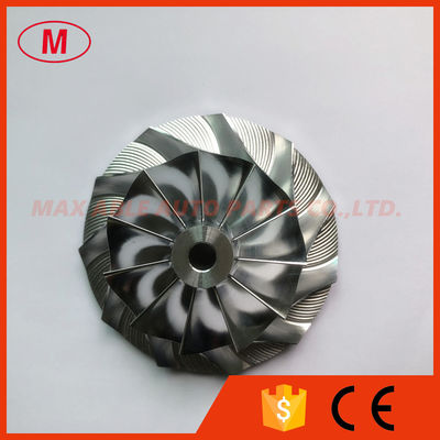 HX35 3537168 53.88/81.30 mm 11+0 blades turbo milling/aluminum 2618/billet compressor wheel for KOMATSU/6BT/6BTA