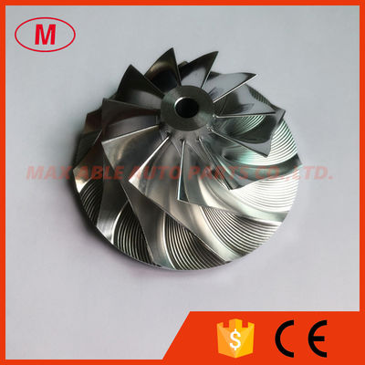 HX35 3537168 53.88/81.30 mm 11+0 blades turbo milling/aluminum 2618/billet compressor wheel for KOMATSU/6BT/6BTA