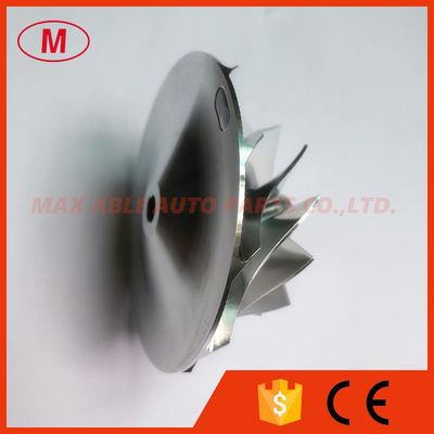 HX35 3537168 53.88/81.30 mm 11+0 blades turbo milling/aluminum 2618/billet compressor wheel for KOMATSU/6BT/6BTA
