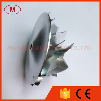 HX40 62.45/85.98mm 7+7 blades turbocharger billet/milling/aluminum 2618 compressor wheel