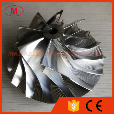HX82 4048020 UPGRADE 97.50/152.04mm 8+8 blades Turbo Billet/milling/aluminum 2618 compressor wheel
