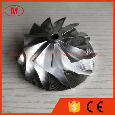 CT26 53.11/71.00mm 11+0 blades Turbocharger aluminum 2618/milling/billet compressor wheel