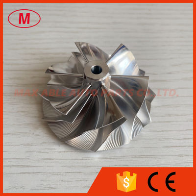 K04 reverse 46.39/56.08mm 6+6 blades high performance aluminum 2618/millining /billet compressor wheel for turbo
