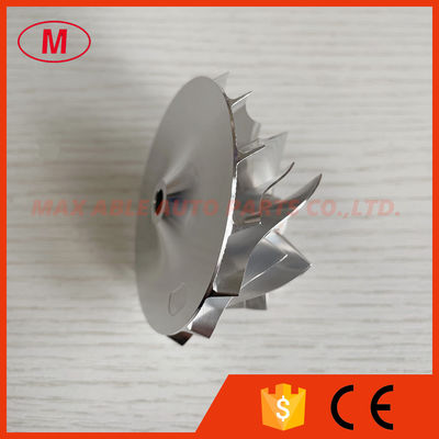 RHF5HB 46.50/59.94mm 7+7 blades Overall height:31.80mm high performance Turbocharger Billet compressor wheel for 07L145702J/ 07L145701J /VF30/VF34/VF35/VF36/VF37/VF39/VF41/VF42/VF43/VF48/VF52