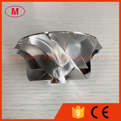 RHF5HB 46.50/59.94mm 7+7 blades Overall height:31.80mm high performance Turbocharger Billet compressor wheel for 07L145702J/ 07L145701J /VF30/VF34/VF35/VF36/VF37/VF39/VF41/VF42/VF43/VF48/VF52