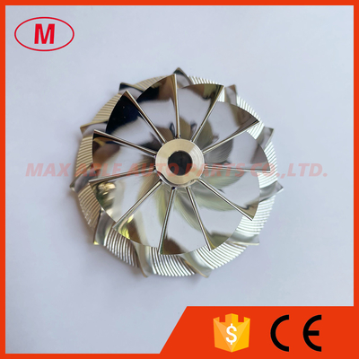 K27 54.58/76.79mm 11+0 BLADES Turbo aluminum 2618/milling/Billet compressor wheel