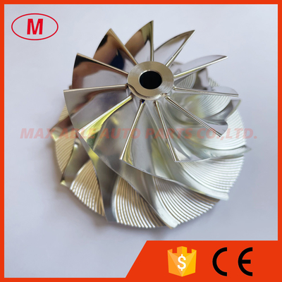 K27 54.58/76.79mm 11+0 BLADES Turbo aluminum 2618/milling/Billet compressor wheel