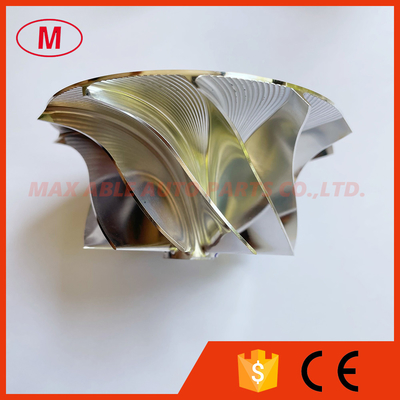 K27 54.58/76.79mm 11+0 BLADES Turbo aluminum 2618/milling/Billet compressor wheel