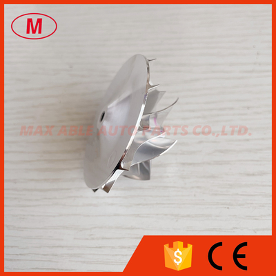 GT1252 40.00/56.03mm 6+6blades high performance turbo milling/Aluminum 2618/billet compressor wheel