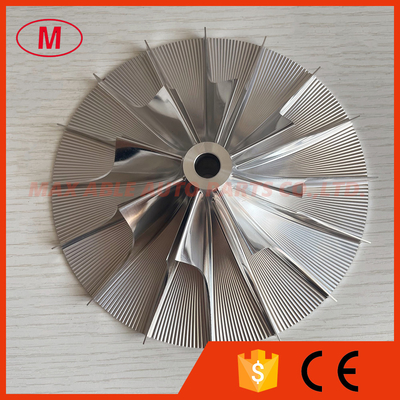 Supercharger Forward 76.00/145.90mm 8+8 Blades High Performance Turbo Aluminum 2618/billet Compressor Wheel for Vortech - V2