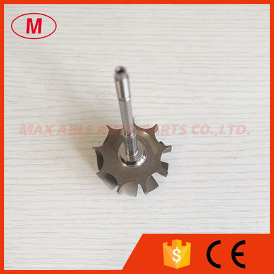 GTB25 51/53mm 9 blades journal bearing turbo wheel/turbine shaft&wheel