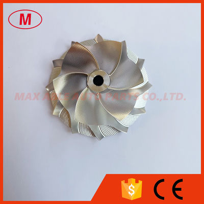 GT15-25 720915-0004 44.50/60.01mm 6+6 Blades Point Milling Air Curve High Performance Turbocharger Billet Compressor Wheel