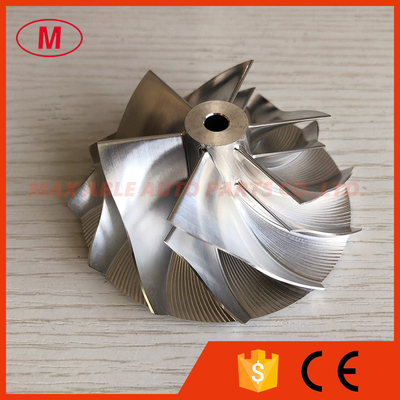 CT26 57.04/76.13mm 6+6blades Turbo milling/aluminum 2618/billet compressor wheel