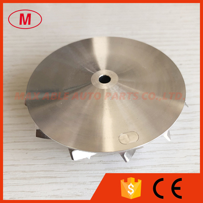CT26 57.04/76.13mm 6+6blades Turbo milling/aluminum 2618/billet compressor wheel