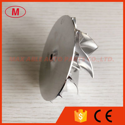 RHF5 reverse 54.50/70.00mm 7+7 blades High performance Turbo milling/aluminum 2618/billet compressor wheel