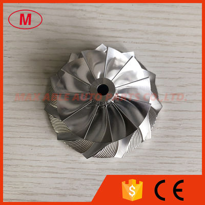 GT2871 reverse 452546-0005 53.11/70.98mm 11+0 blades turbo milling/aluminum 2618/billet compressor wheel for 452546-0005