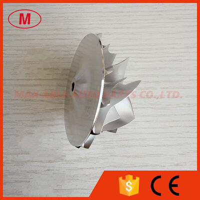 GT15-25 47.00/61.98mm 7+7 blades Point milling Turbo milling/aluminum 2618/billet compressor wheel