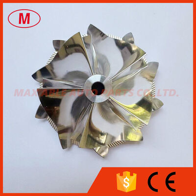 G30/G35-900 Forward 884001/19251 61.75/76.60mm 5+5 Blades Turbo Milling/billet Compressor Wheel for 880695-5001S/880700-5001S/880700-5002S/880700-5003S/880700-5004S/880693-5003S/880704-50