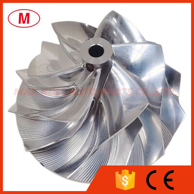 GT15-25 reverse 6+6 blades 46.50/60.00mm LEP style high Performance milling/aluminum 2618/billet compressor wheel