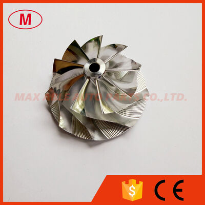 GTA2359V 44.51/59.48mm 9+0blades turbo milling/aluminum 2618/billet compressor wheel FOR 842127-0001, 775095-0001, 769686-0001 Landcruiser D4D Utility V8 (VDJ78/VDJ79) 2007-2018, Engine: 1VDFTV 4.5L