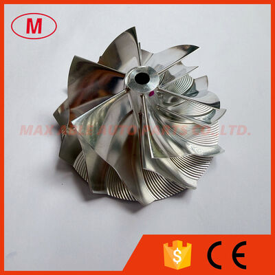 GT35 67.43/82.00mm 6+6 blades high performance turbocharger milling/aluminum 2618/billet compressor whee