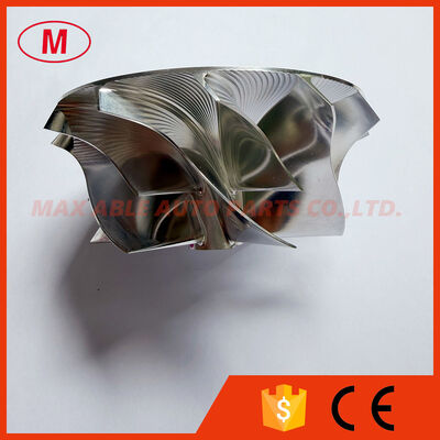 GT35 67.43/82.00mm 6+6 blades high performance turbocharger milling/aluminum 2618/billet compressor whee