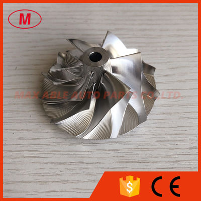 TD05H  reverse 48.30/68.00mm 49179-44300 6+6 blades high performance  milling/Aluminum 2618/billet compressor wheel