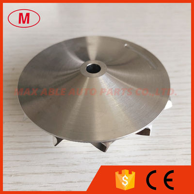 TD05H  reverse 48.30/68.00mm 49179-44300 6+6 blades high performance  milling/Aluminum 2618/billet compressor wheel