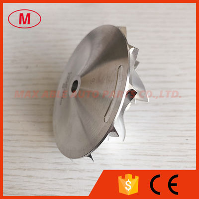 TD05H  reverse 48.30/68.00mm 49179-44300 6+6 blades high performance  milling/Aluminum 2618/billet compressor wheel