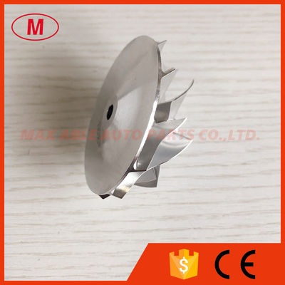 GT28 49.62/61.98mm 6+6 blades racing turbocharger aluminum 2618/billet compressor wheel