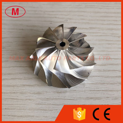 KP39 39.50/52.00mm 11+0 blades high performance Turbo milling/aluminum 2618/billet compressor wheel