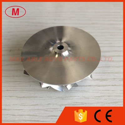 KP39 39.50/52.00mm 11+0 blades high performance Turbo milling/aluminum 2618/billet compressor wheel