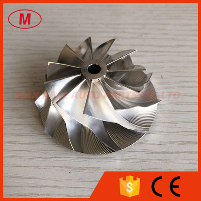 GT2871 47.10/63.40mm 11+0 blades turbo milling/aluminum 2618/billet compressor wheel