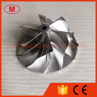 RHF5 reverse 54.50/70.00mm 6+6 blades High performance Turbo milling/aluminum 2618/billet compressor wheel