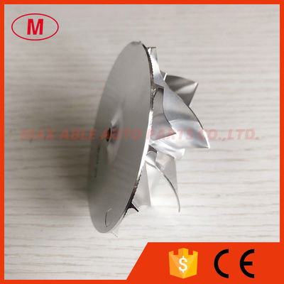 RHF5 reverse 54.50/70.00mm 6+6 blades High performance Turbo milling/aluminum 2618/billet compressor wheel