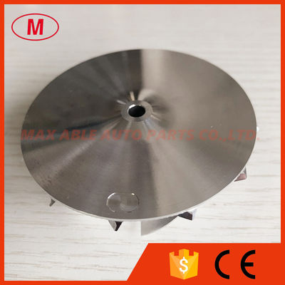 RHF5 reverse 54.50/70.00mm 6+6 blades High performance Turbo milling/aluminum 2618/billet compressor wheel