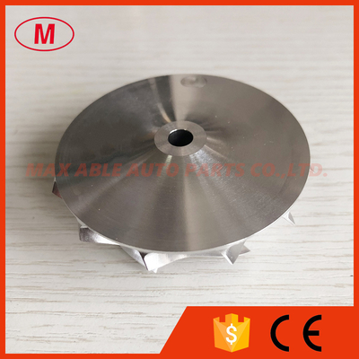 TB25 forward 47.71/60.13mm 6+6 blades 445436-0005 turbo milling/alumimun 2618/billet compressor wheel for TBA