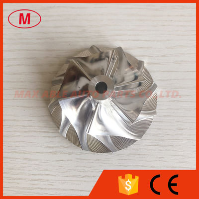 T04E 16G forward 48.20/68.01mm 6+6 blades turbo billet/milling/alumimun 2618 compressor wheel