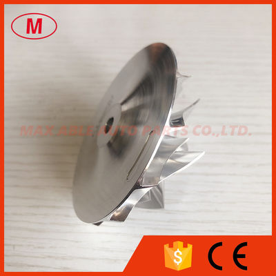 T04E 16G forward 48.20/68.01mm 6+6 blades turbo billet/milling/alumimun 2618 compressor wheel