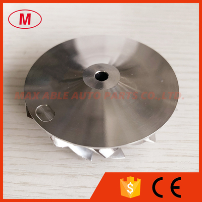 TD04HL 20T 49189-X 47.04/58.00mm 11+0 blades Turbo aluminum 2618/billet compressor wheel for 49189-07220 nose 10.02mm