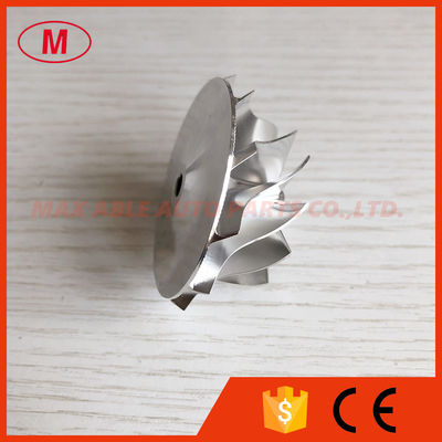 TD0435 49135-00016 12T-SB 37.80/49.00mm 11+0 blades performance Turbo Milling/billet compressor wheel for 49135-02100