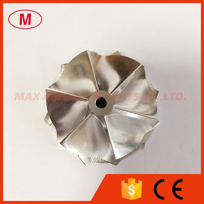 TD04 6+6 blades 52.60/61.00mm High performance Turbocharger milling/aluminum 2618/billet compressor wheel