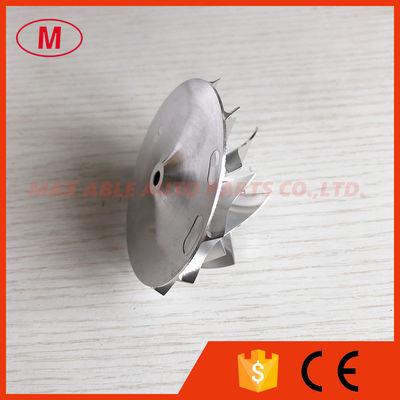GT15-25 54.87/70.98mm 6+6 blades High Performance Turbocharger milling/aluminum 2618/ Billet Compressor wheel