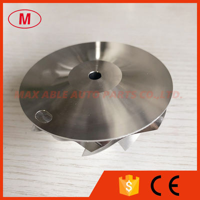 GTX3071 GEN ll reverse 8+0 blades 54.06/71.40mm point milling turbo billet/milling/aluminum 2618 compressor wheel