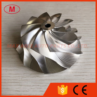 GT3582R GEN ll 65.70/82.46mm 10+0 blades point milling air curve performance turbo aluminum2618/billet compressor wheel