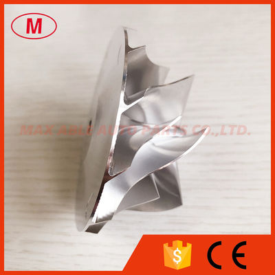 GT2871 452546-0005 53.11/70.98mm 6+6 blades milling/aluminum 2618/billet compressor wheel for 452546-0005/Trim56