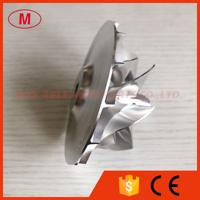 K27 5070-123-2005/2006 54.68/76.79mm 7+7 blades Turbo milling/aluminum 2618/billet compressor wheel for Various/OM926
