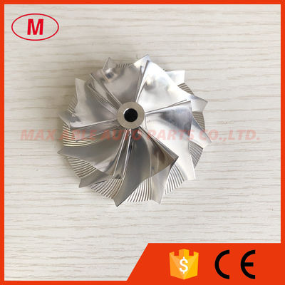 K16 reverse 49.50/67.00mm 6+6 blades turbocharger billet/milling/aluminum 2618 compressor wheel