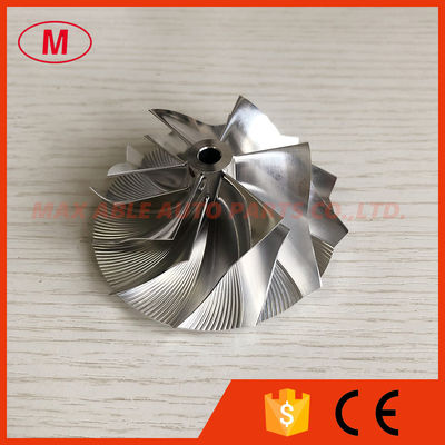 K16 reverse 49.50/67.00mm 6+6 blades turbocharger billet/milling/aluminum 2618 compressor wheel