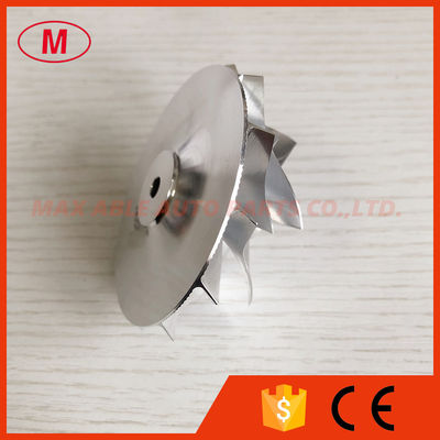 K16 reverse 49.50/67.00mm 6+6 blades turbocharger billet/milling/aluminum 2618 compressor wheel